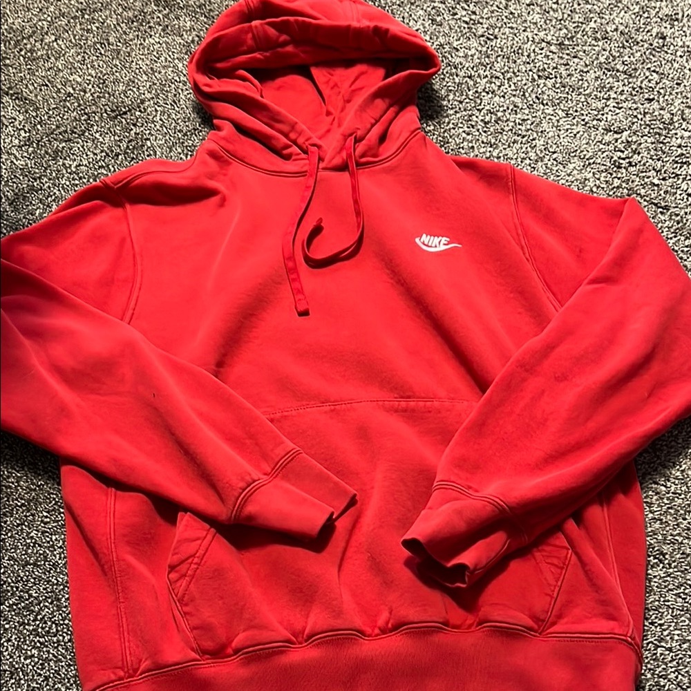 Nike Men's Red Hoodie